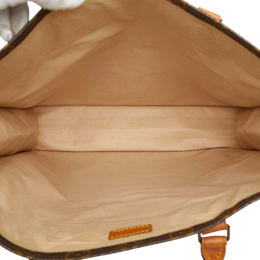 LOUIS VUITTON Brown Monogram Leather Tote Bag - Picture 12 of 14
